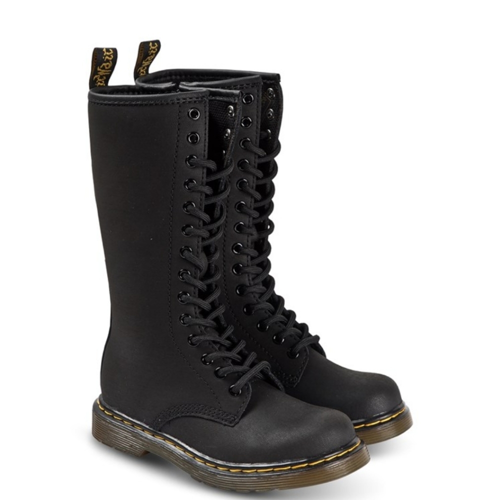 Girl Dr.Marten Black 1914 Eye Mohawk Boots Sz.13